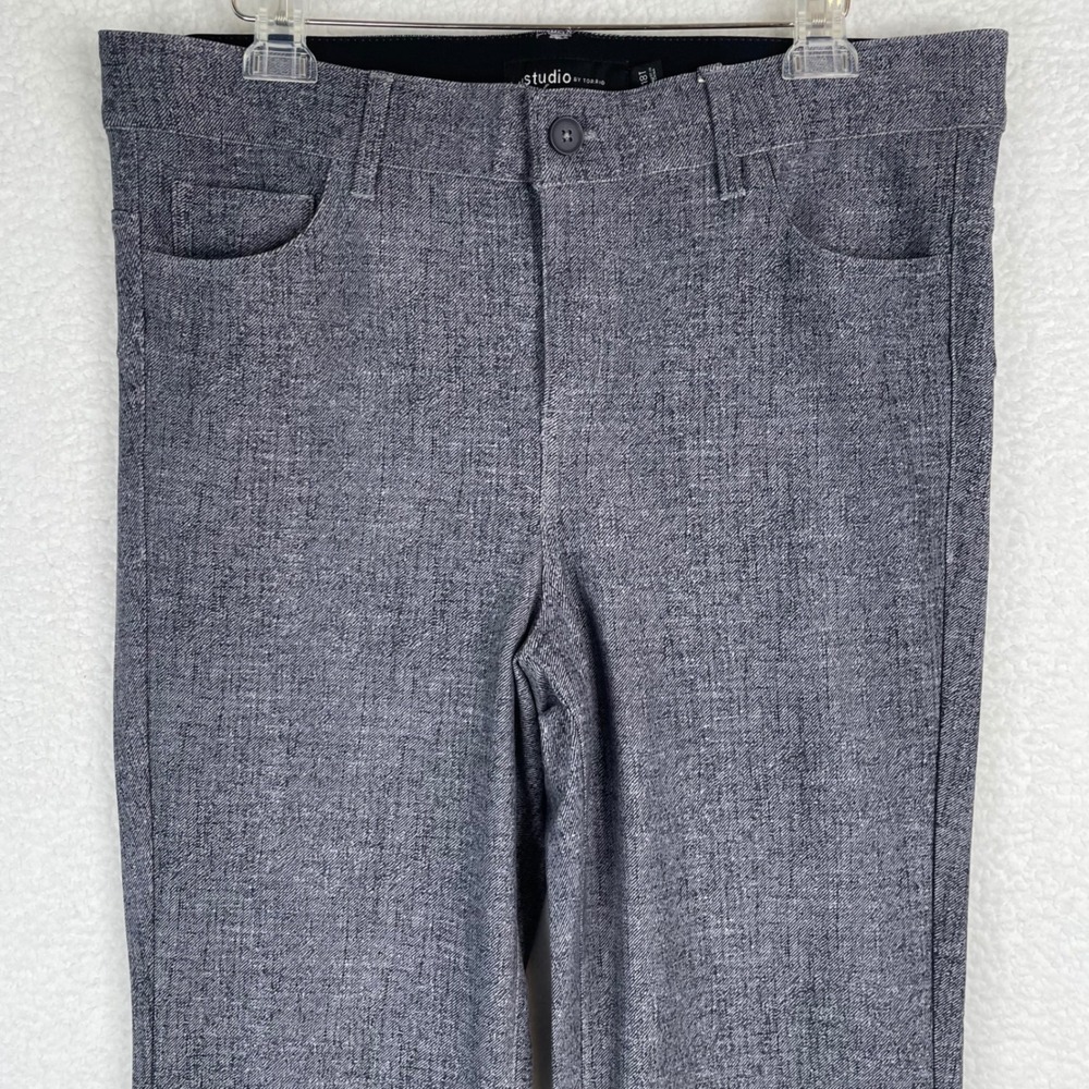 Torrid Studio Bombshell Boot Grey Marl Textured Professional Pants Womens 18T